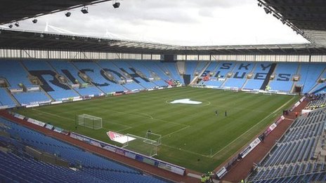 The Ricoh Arena; the home of Coventry City Football Club since 2005.